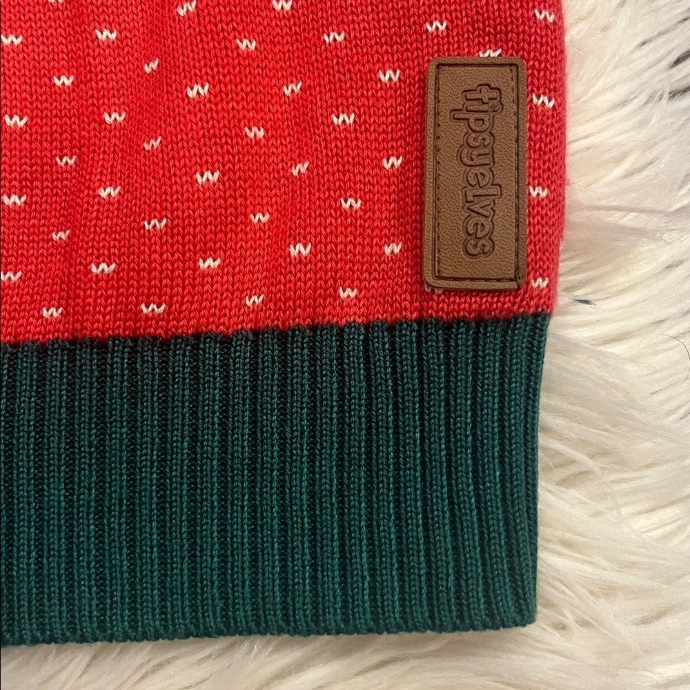 Tipsy Elves beer pong ugly Christmas sweater L - Picture 4 of 8